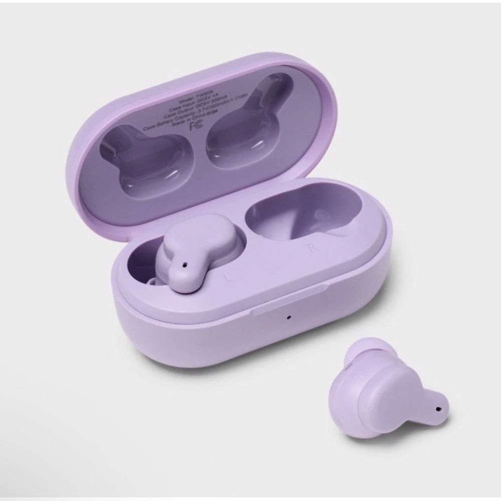 *Brand New* heyday Purple True Wireless Earbuds Headphones
